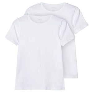 Name It T-Shirt - Noos - Nkmt-Shirt - 2-Pak - Bright White - Name It - 7-8 År (122-128) - T-Shirt