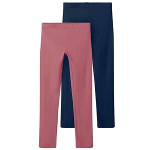 Name It Legging - Noos - Nkfvivian - 2-Pak - Deco Rose - Name It - 7-8 År (122-128) - Leggings