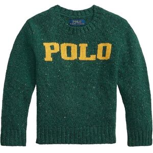 Polo Ralph Lauren Bluse - Uld/viskose - Forest Green M. Gul - Polo Ralph Lauren - 5 År (110) - Bluse