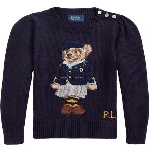 Polo Ralph Lauren Bluse - Strik - Andover Ll - Navy M. Bamse - Polo Ralph Lauren - 2 År (92) - Bluse