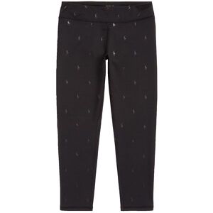 Polo Ralph Lauren Leggings - Sort M. Logoer - Polo Ralph Lauren - 12-14 År (152-164) - Leggings