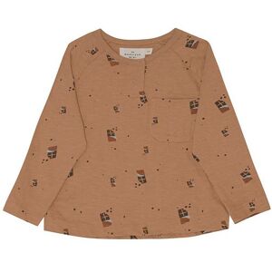 Monsieur Mini Bluse - Chocolate Bar - Milk - Monsieur Mini - 6-9 Mdr - Bluse