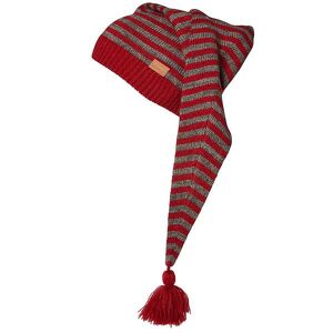 Melton Nissehue - Uld - Christmas Hat - Dark Red - Melton - 3-6 År (98-116) - Nissehue