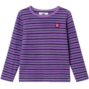 Wood Wood Bluse - Kim Stripe Long Sleeve - Light Amethyst - Wood Wood - 13-14 År (158-164) - Bluse