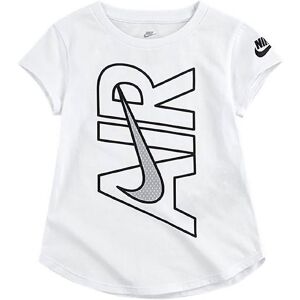 Nike T-Shirt - Hvid M. Logo - Nike - 3 År (98) - T-Shirt