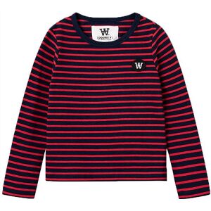 Wood Wood Bluse - Kim - Navy/red Stripes - Wood Wood - 11-12 År (146-152) - Bluse