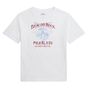 Polo Ralph Lauren T-Shirt - Sbts Ii - Hvid M. Print - Polo Ralph Lauren - 14-16 År (164-176) - T-Shirt