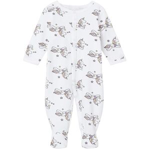 Name It Natdragt - Noos - Nbfnightsuit - Bright White/unicorn - Name It - 2 År (92) - Natdragt