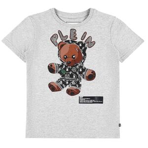 Philipp Plein T-Shirt - Teddy Bear - Gråmeleret M. Similisten - Philipp Plein - 10 År (140) - T-Shirt