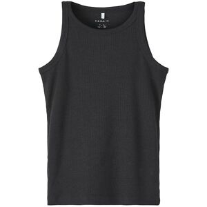 Name It Top - Noos - Rib - Nkfkab - Sort - Name It - 9-10 År (134-140) - Tanktop