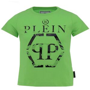 Philipp Plein T-Shirt - Short - Grøn M.  - Philipp Plein - 12 År (152) - T-Shirt