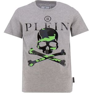 Philipp Plein T-Shirt - Gråmeleret M. Skelethoved - Philipp Plein - 14 År (164) - T-Shirt