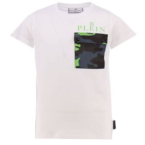 Philipp Plein T-Shirt - Hvid M. Lomme - Philipp Plein - 14 År (164) - T-Shirt