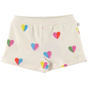 Stella Mccartney Kids Sweatshorts - Hvid M. Hjerter - Stella Mccartney Kids - 3 År (98) - Shorts