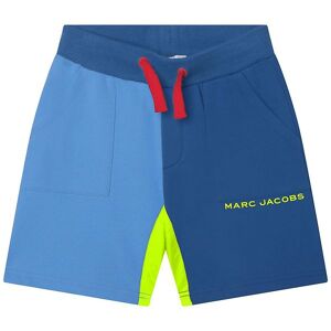 Little Marc Jacobs Sweatshorts - Blå/lyseblå M. Neongul - Little Marc Jacobs - 8 År (128) - Shorts