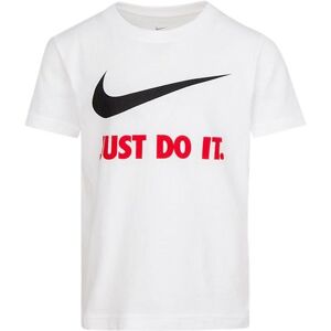 Nike T-Shirt - Hvid/rød - Nike - 3 År (98) - T-Shirt