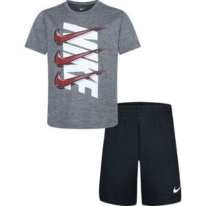 Nike Shortssæt - T-Shirt/shorts - Dri-Fit - Sort/grå - Nike - 12 Mdr - Shorts