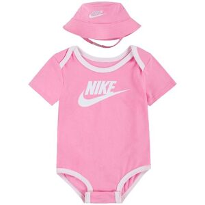 Nike Bodysæt - Bøllehat/body K/æ - Pink - Nike - 0-6 Mdr - Body K/æ