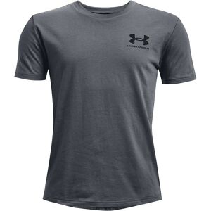 Under Armour T-Shirt - Sportstyle Left Chest - Pitch Gray - 10-12 År (140-152) - Under Armour T-Shirt