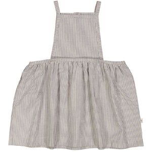 Wheat Kjole - Pinafore Grethe - Classic Blue Stripe - Wheat - 7 År (122) - Kjole