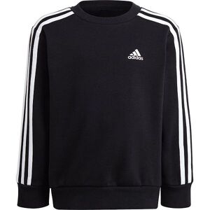 Adidas Performance Sweatshirt - Lk 3s Fl Swt - Sort/hvid - Adidas Performance - 7 År (122) - Sweatshirt