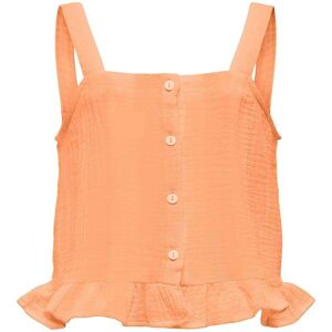 Kids Only Top - Kogthyra - Orange Chiffon - Kids Only - 14 År (164) - T-Shirt