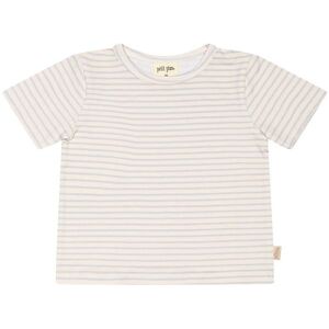 Petit Piao T-Shirt - Baggy Printed - Pearl Blue/offwhite - Petit Piao - 1 År (80) - T-Shirt