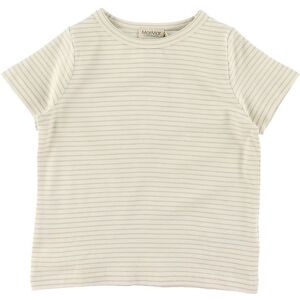 Marmar T-Shirt - Modal - Tago - White Sage Stripe - Marmar - 8 År (128) - T-Shirt