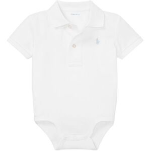 Polo Ralph Lauren Body K/æ - Baby Classics - Hvid M. Lyseblå - Polo Ralph Lauren - 1 År (80) - Body K/æ