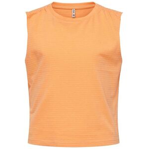 Kids Only Top - Kogolivie - Orange Chiffon - Kids Only - 7-8 År (122-128) - T-Shirt