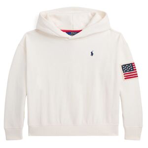 Polo Ralph Lauren Hættetrøje - Americana - Hvid/rød M. Print - Polo Ralph Lauren - 8-10 År (128-140) - Hættetrøje