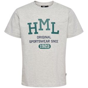 Hummel T-Shirt - Hmllucas - Light Grey Melange - Hummel - 6 År (116) - T-Shirt