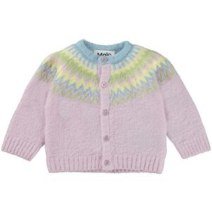 Molo Cardigan - Uld/polyester - Bay - Alpine Glow - Molo - 1 År (80) - Cardigan