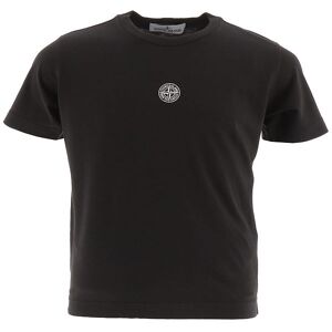 Stone Island T-Shirt - Sort/hvid M. Print - Stone Island - 14 År (164) - T-Shirt