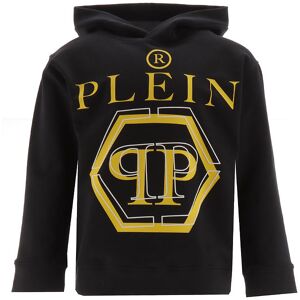 Philipp Plein Hættetrøje - Sort/gul M. Print - Philipp Plein - 10 År (140) - Hættetrøje