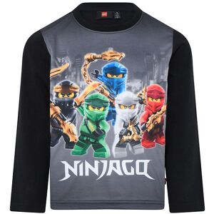 Ninjago Bluse - Lwtaylor - Sort - Lego® Wear - 9 År (134) - Bluse