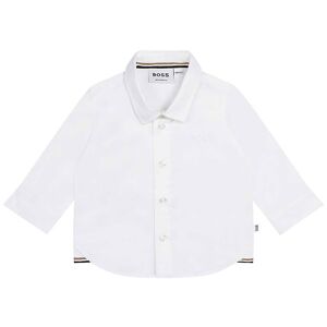 Skjorte - Hvid - Boss - 1 År (80) - Skjorte