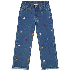 The New Jeans - Tndania Star Wide - Medium Blue M. Stjerner - The New - 11-12 År (146-152) - Jeans