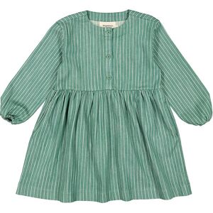 Marmar Kjole - Soft Denim - Dagmara - Winter Pine Stripes - Marmar - 7 År (122) - Kjole