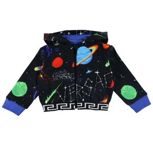 Versace Cardigan - Galaxy - Sort M. Print - Versace - 3 År (98) - Cardigan