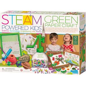 4m Genbrugspapir Sæt - Steam Powered Kids - Green Paper Craft - 4m - Onesize - Kreasæt