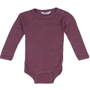 Joha Body L/æ - Rib - Uld/silke - Bordeaux - Joha - 60 - Body L/æ