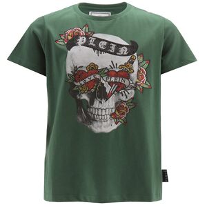 Philipp Plein T-Shirt - Grøn M. Print/similisten - Philipp Plein - 12 År (152) - T-Shirt