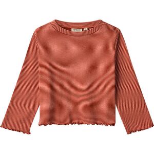 Wheat Bluse - Rib - Else - Paprika Stripe - Wheat - 6 År (116) - Bluse