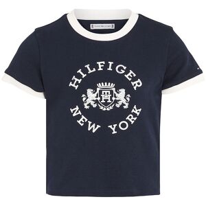 Tommy Hilfiger T-Shirt - Hilfiger Crest - Desert Sky - Tommy Hilfiger - 14 År (164) - T-Shirt
