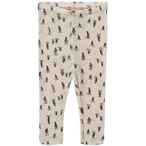 Wheat Leggings - Uld - Penguins On Ice - Wheat - 1½ År (86) - Leggings