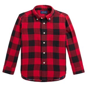 Polo Ralph Lauren Skjorte - Rød/sortternet - Polo Ralph Lauren - 14-16 År (164-176) - Skjorte