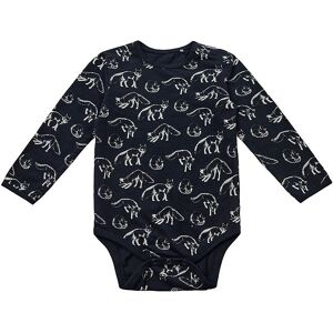 Petit By Sofie Schnoor Body L/æ - Dark Blue M. Ulve - Sofie Schnoor - 62 - Body L/æ