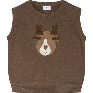 Hust And Claire Vest - Strik - Princo - Cub Brown - Hust And Claire - 8 År (128) - Vest