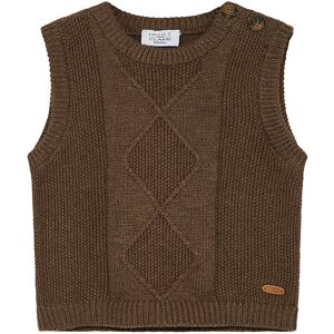 Hust And Claire Vest - Strik - Perrie - Cub Brown - Hust And Claire - 1 År (80) - Vest